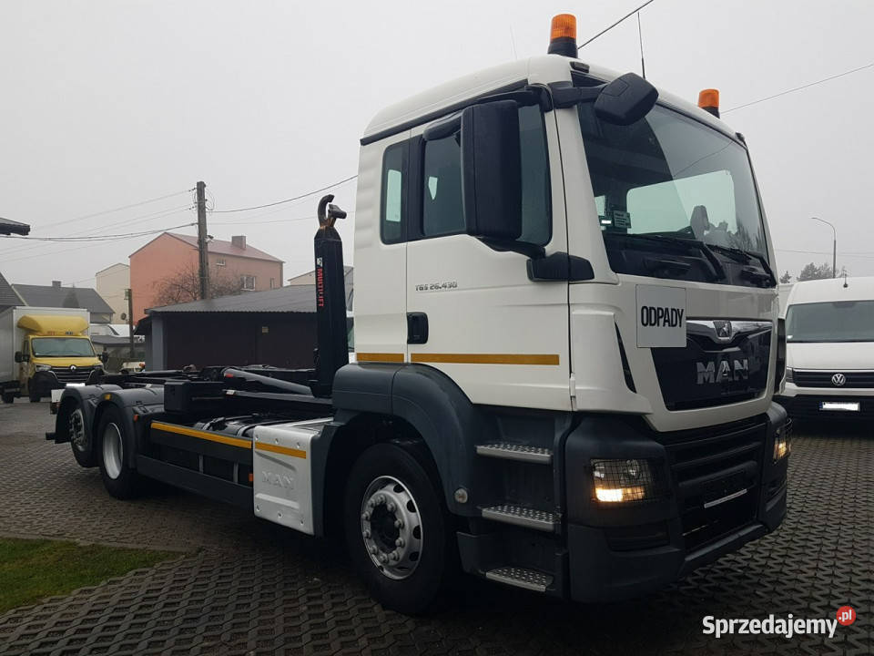 MAN TGS 26430 3 OSIE HAKOWIEC MULTILIFT OPTIMA sprzedam