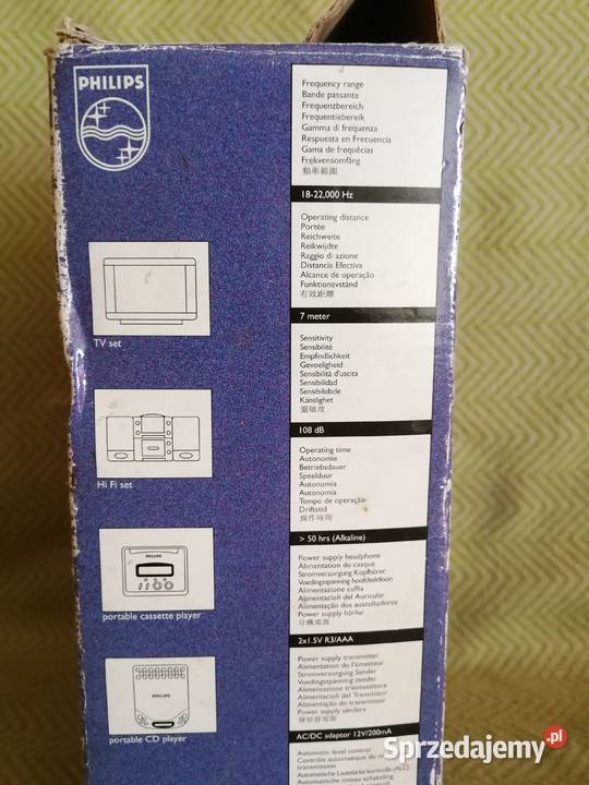 Słuchawki bezprzewodowe Philips SBC HC100 RETRO Słuchawki i głośniki Szczecin