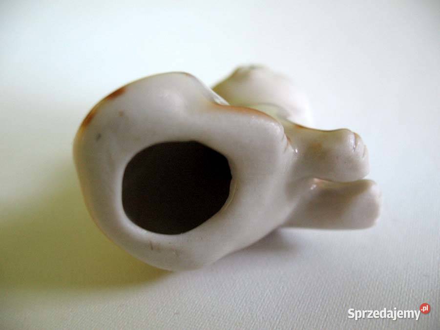 Kot uroczy mały kotek porcelana Figurka 35 x 35 beżowy Figurki i rzeźby mazowieckie Siedlce