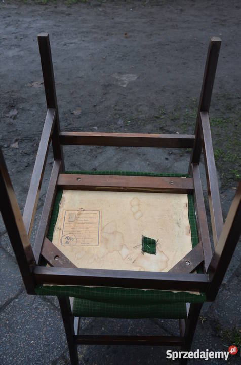 2 Krzesła Typ 200242 Krzesło PRL Meble PRL Gliwice