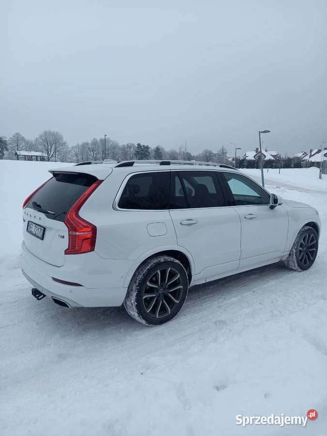 Volvo XC 90 T6 AWD Momentum 7os Biała Perła XC 90