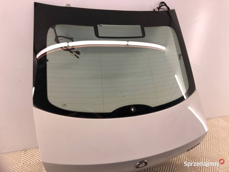 KLAPA TYŁ SKODA RAPID Hatchback BIAŁY Candy