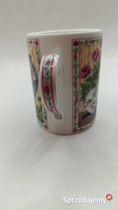 Kubek koty porcelana kostna Queens lubelskie