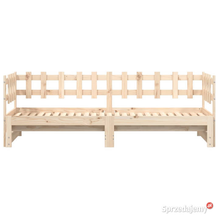 Łóżko rozsuwane 2x90x190 lite drewno sosnowe sprzedam