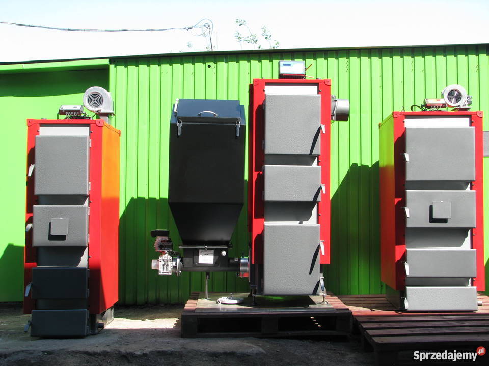 Kocioł piec Co kotły z podajnikiem 19kW do 140m2 Piece i kominki Puck
