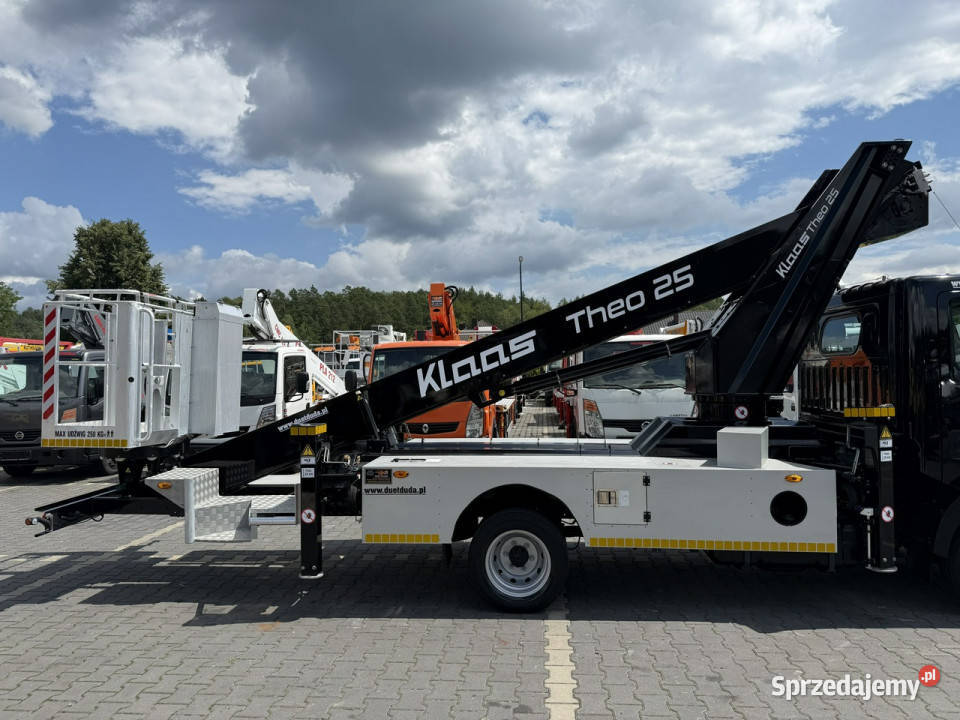 Nissan Cabstar Podnośnik Koszowy 25m KLAAS THEO nieuszkodzony Widełki