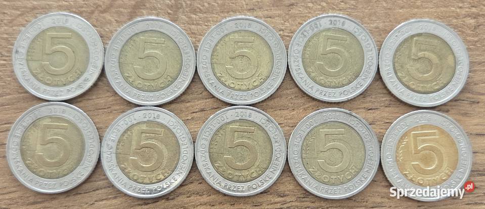 Monety okolicznościowe 5 10 z 2018 roku podlaskie