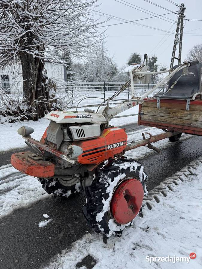 Traktorek jednoosiowy Kubota TF 55II dzik Dom i Ogród śląskie Racibórz