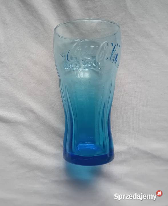 Kolekcjonerska niebieska szklanka Coca Cola sprzedam