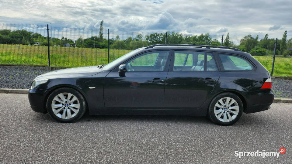 BMW 530 E61 30D 260 2004 Klima Skóry Automat Alu wspomaganie kierownicy Pabianice