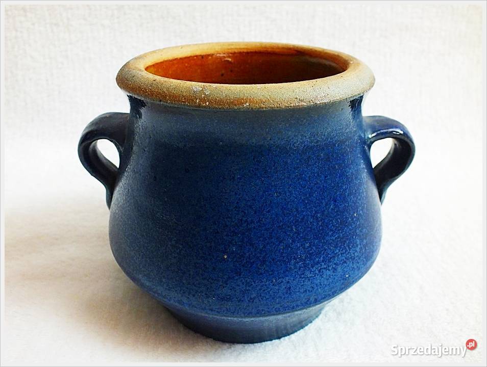 H Schulze Dzbanek wazon ceramiczny z uchwytami Żary