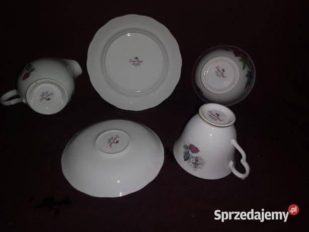 Filiżanka z talerzykiem deserowym Crown Royal Gdańsk