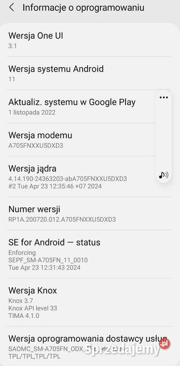 Samsung Galaxy A70 Płyta Główna