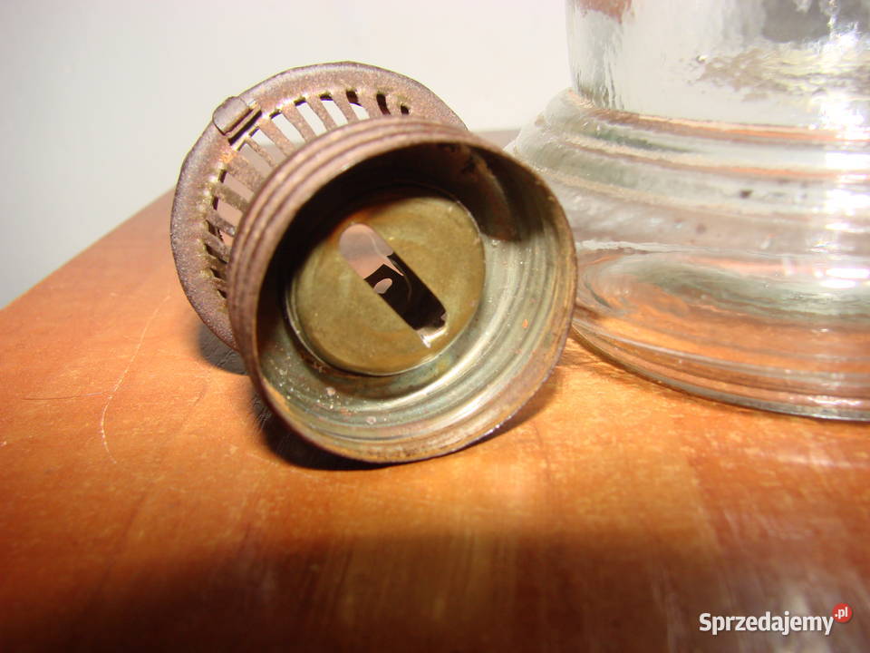 zbiornik lampy naftowej lustrzanej PRL Pruszcz Gdański