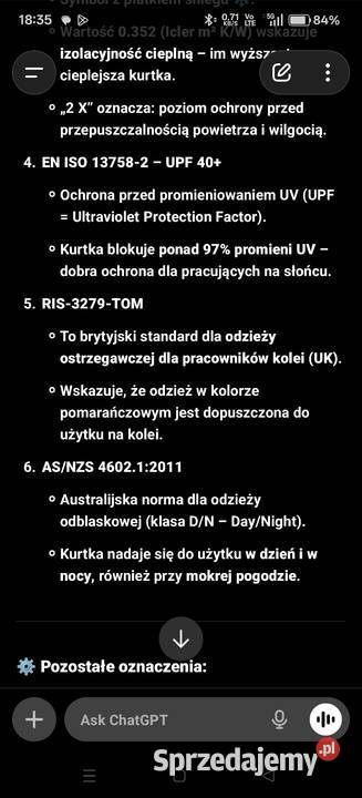 Kurtka roboczazimowa Portwest Pozostałe śląskie Chorzów