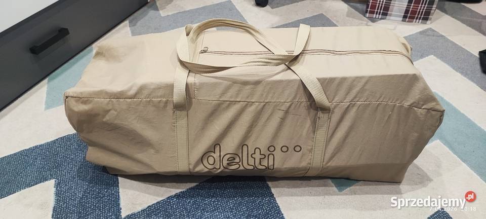 Łóżeczko turystyczne płozy przewijak materac Siewierz