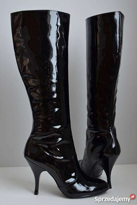 SEXY kozaki BCBG Girls lakierowana SKÓRA Kozaki Białystok