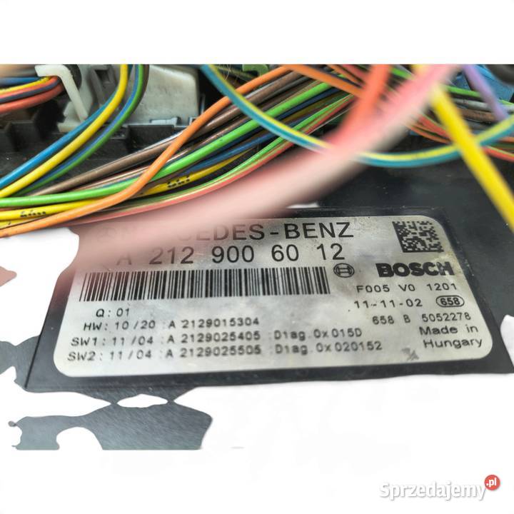 SKRZYNKA BEZPIECZNIKÓW BSI Mercedes W207 Chełm