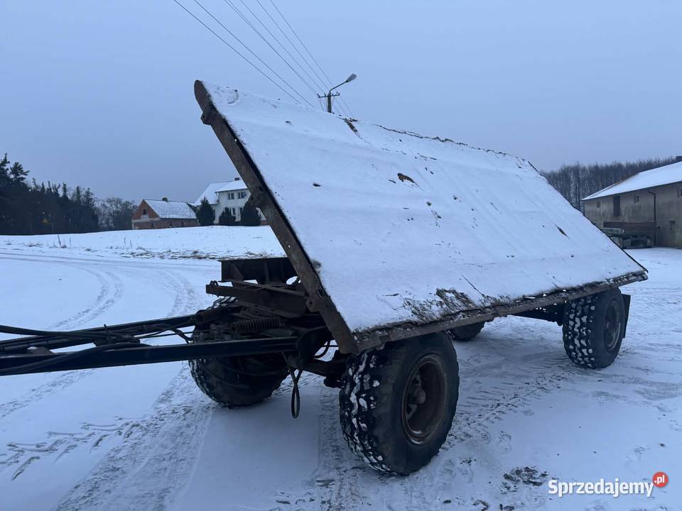 przyczepa wywrotka rama hl 8011 zarejestrowana Dworzysko sprzedam