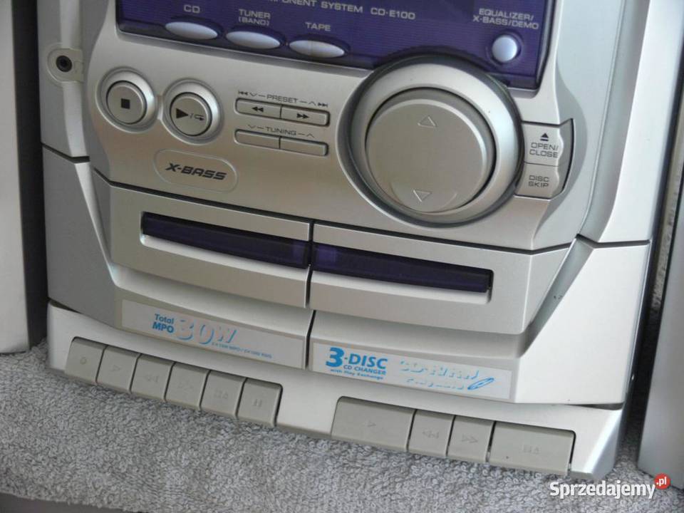 Wieża Sharp kol pil sprawna WYSYŁKA Wieże i miniwieże Jasło sprzedam