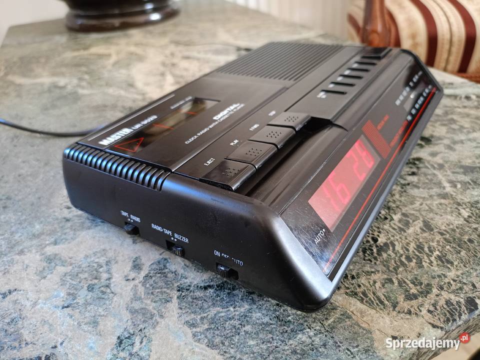 Radio Magnetofon Zegar Budzik Vintage wielkopolskie Drawski Młyn