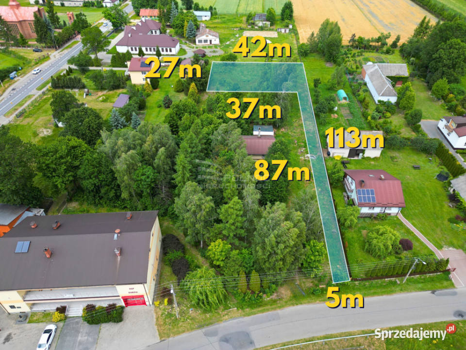 Pod dom wśród natury Dubów 1556 m lubelskie
