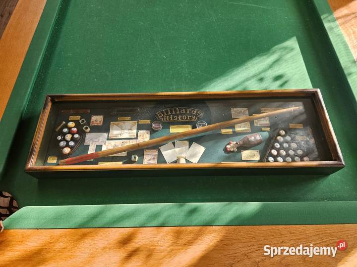 Dokoracja na ścianę BILLIARDS HISTORY Pszczyna