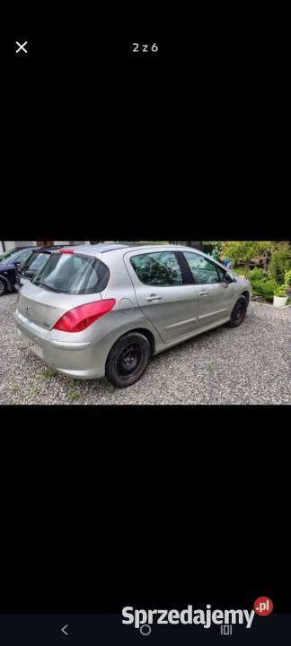 Peugeot 308 16 benzyna na części lubelskie