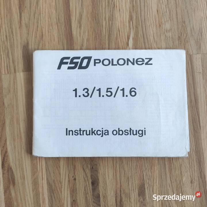 Instrukcja obsługi FSO polonez miękka sprzedam