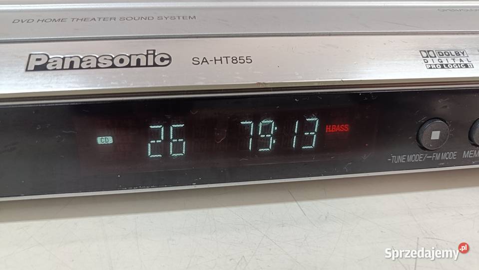 PANASONIC SAHT855 Amplituner z DVD Bez pilota Poznań