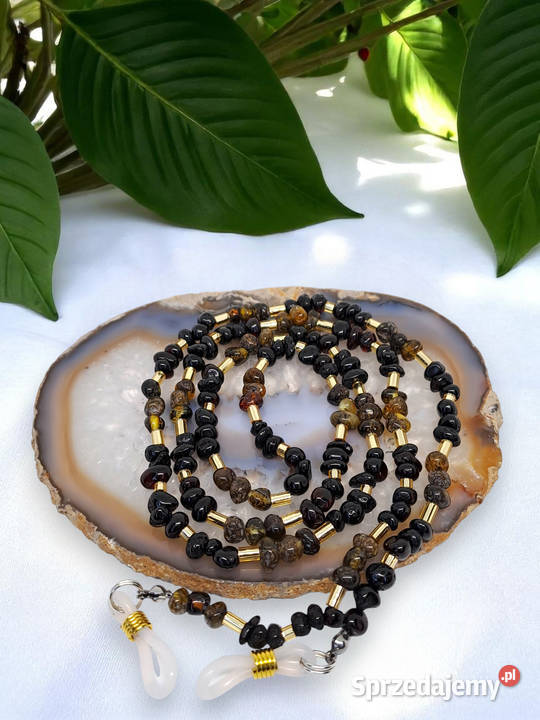 Sznurek do okularów z bursztynu BURSZTYN Warszawa