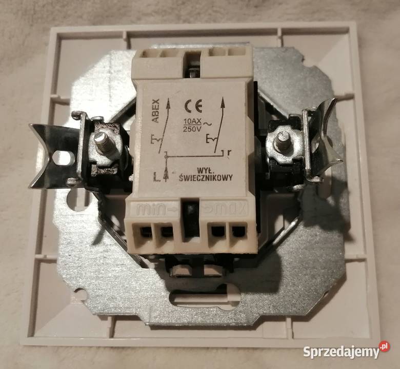 Wyłącznik świecznikowy 2klawiszowy ABEX Czeladź sprzedam
