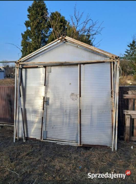 Solidna szklarnia tunel ogrodowy z drzwiami wielkopolskie