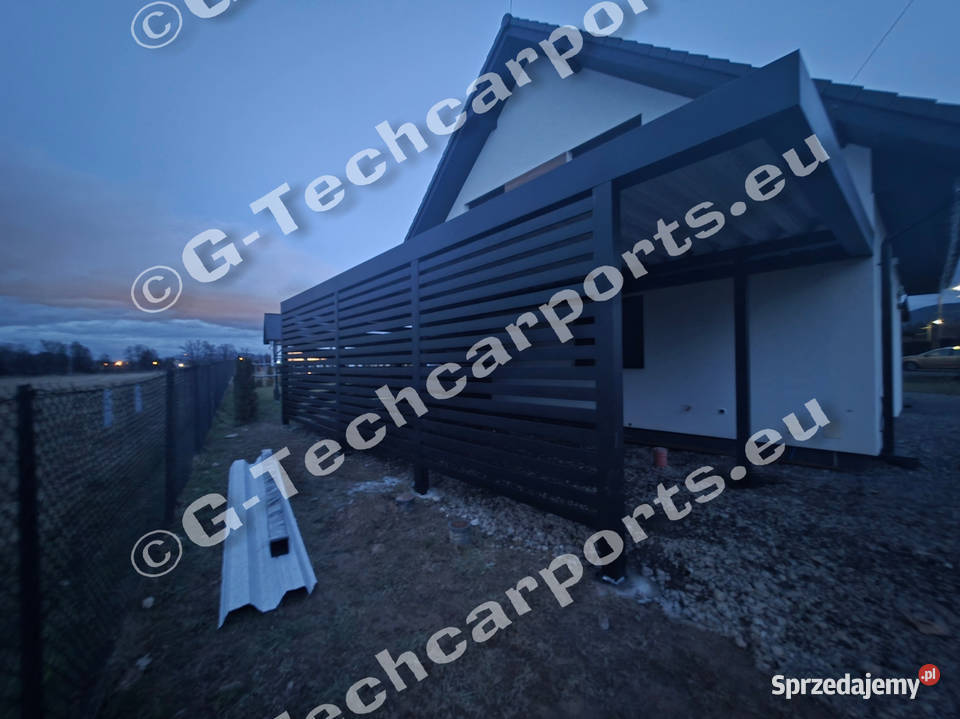 Wiata stalowa garażowa 6x6 carport 2 stanowiska małopolskie Zakopane