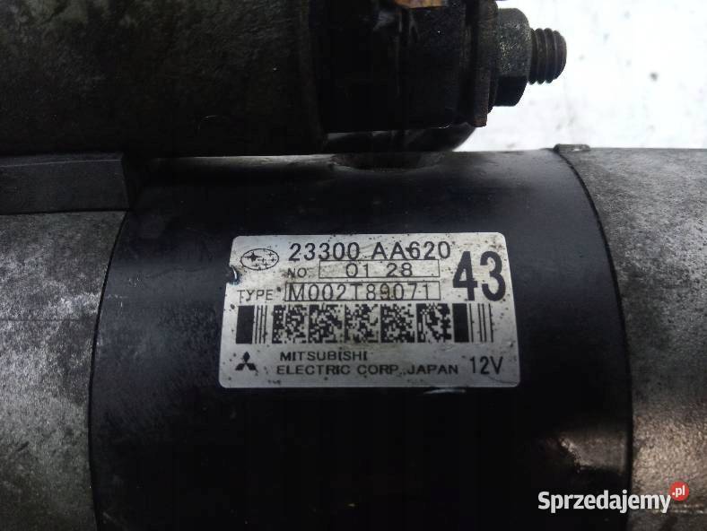 ROZRUSZNIK 23300AA620 M002T89071 20 D Subaru Układ elektryczny, zapłon sprzedam
