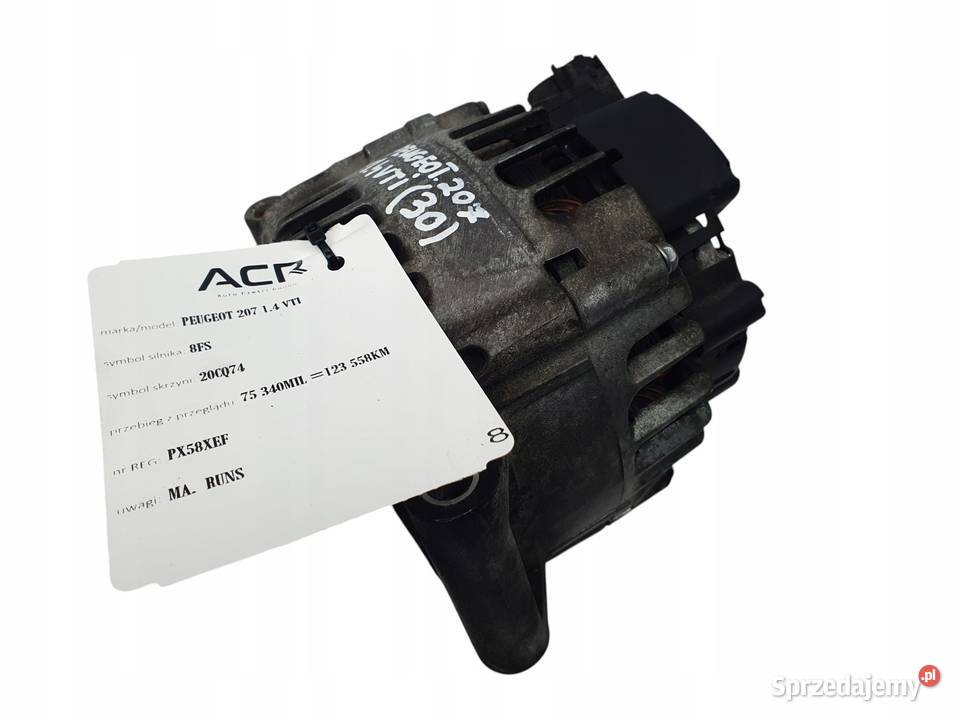 ALTERNATOR Peugeot 207 208 14 VTi Valeo Chełm