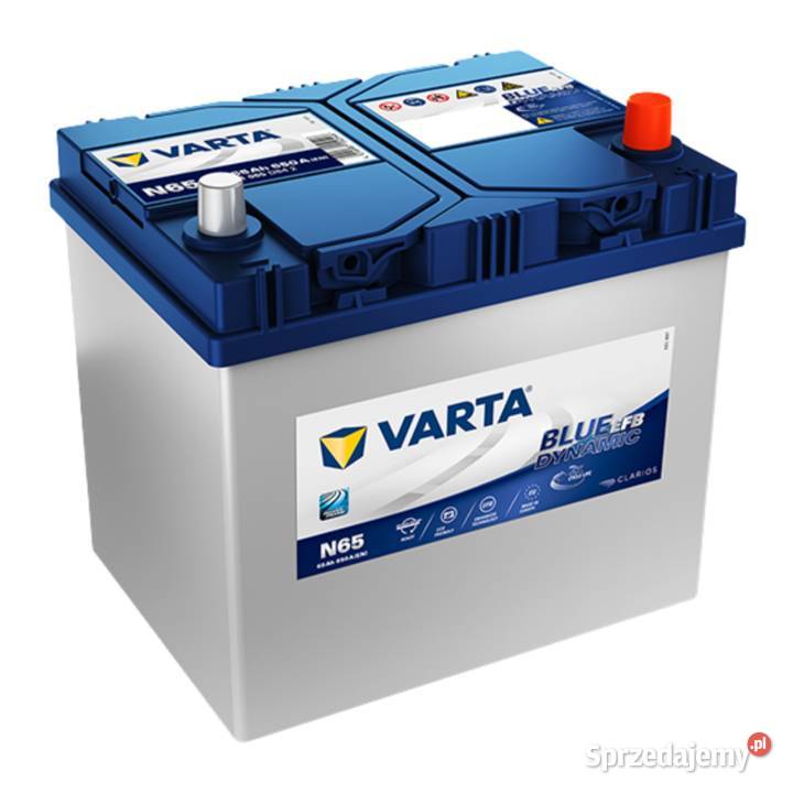 Akumulator 65Ah 650A VARTA Blue Dynamic N65 EFB Akumulatory sprzedam