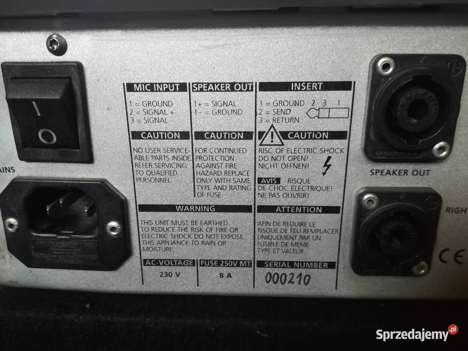 Powermikser zeck PD 1410 2x500w Amptec małopolskie