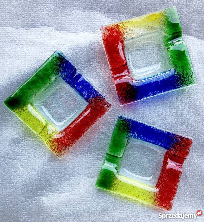 ŚWIECZNIK POPIELNICZKA szkło SZKLANA MURANO Kraków sprzedam