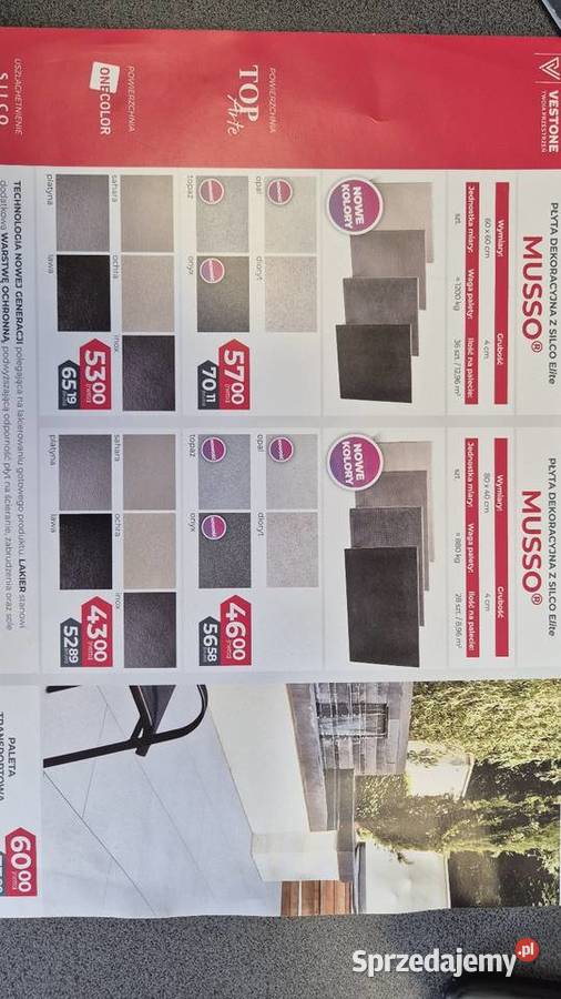 Płyty tarasowe Musso taras