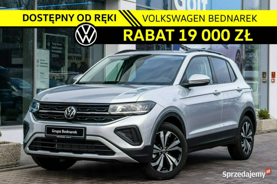 Volkswagen TCross Life Plus 10 TSI 95 Dostępny Łódź