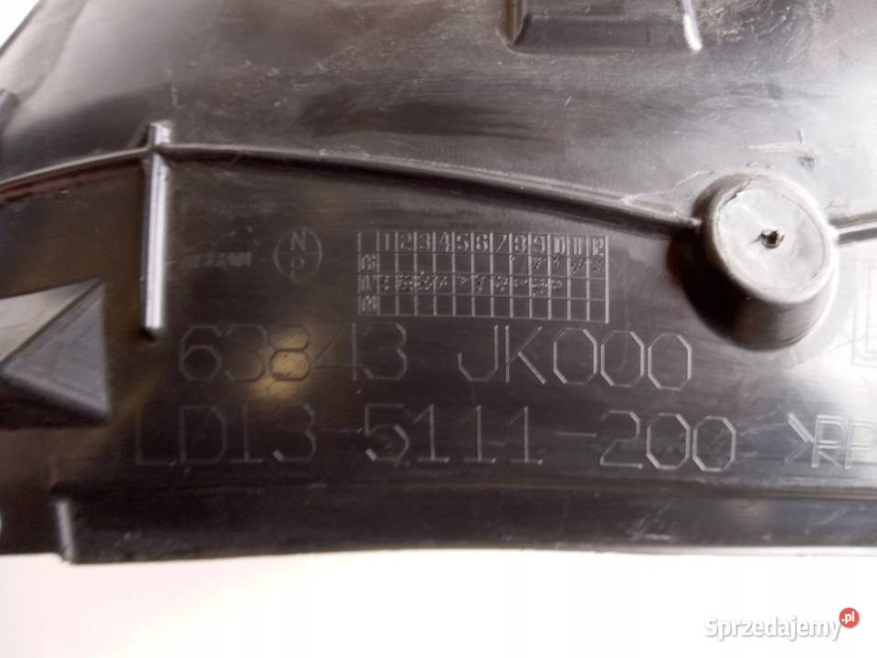 NADKOLE LEWE PRZÓD INFINITI G35 SEDAN 0708 G37