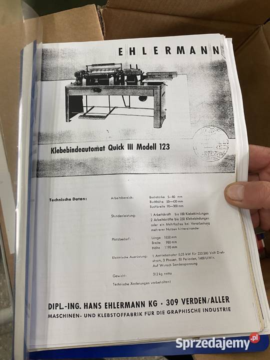 Kaszerownica do grzbietów Ehlermann Quick III