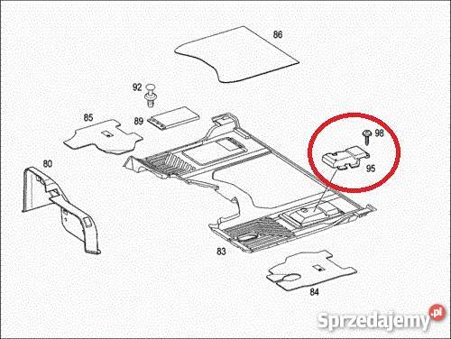 nakładka wykładziny Mercedes actros Axor ATEGO ciężarowe Kłobuck