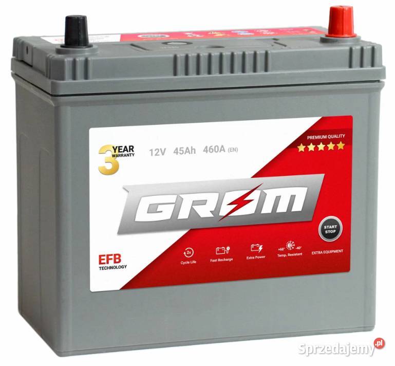 888x666x735 Akumulator GROM EFB STARTSTOP 45Ah