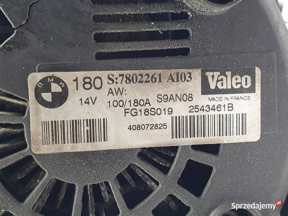 ALTERNATOR BMW E87 E90 E91 20 D valeo 7802261 lubelskie Chełm