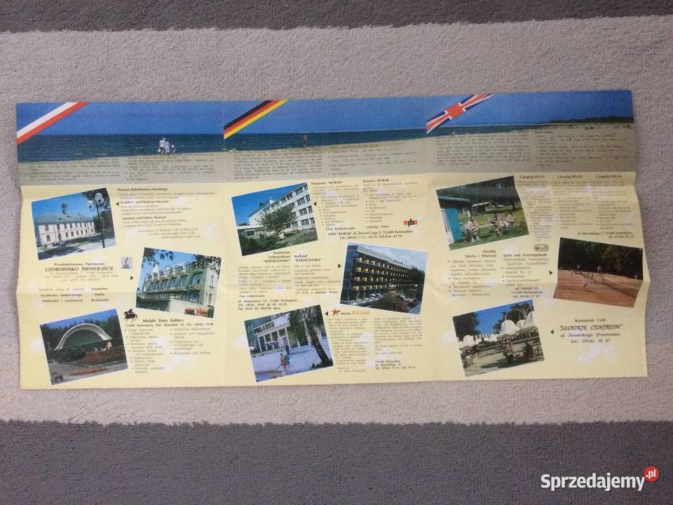 757 Świnoujście Plan Miasta Antykwariat zachodniopomorskie Szczecin