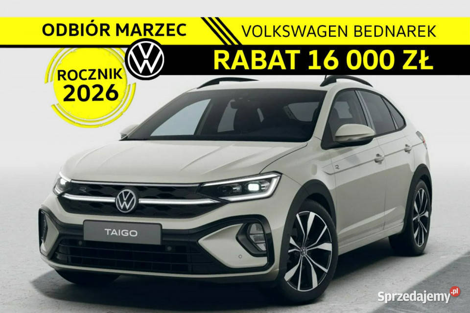 Volkswagen Taigo RLine Plus 15 TSI 150 DSG relingi dachowe Łódź