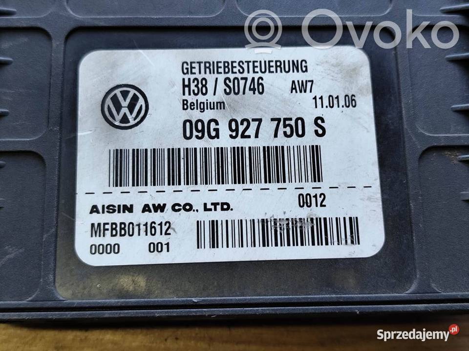 VW PASSAT B6 STEROWNIK KOMPUTER MODUŁ SKRZYNI