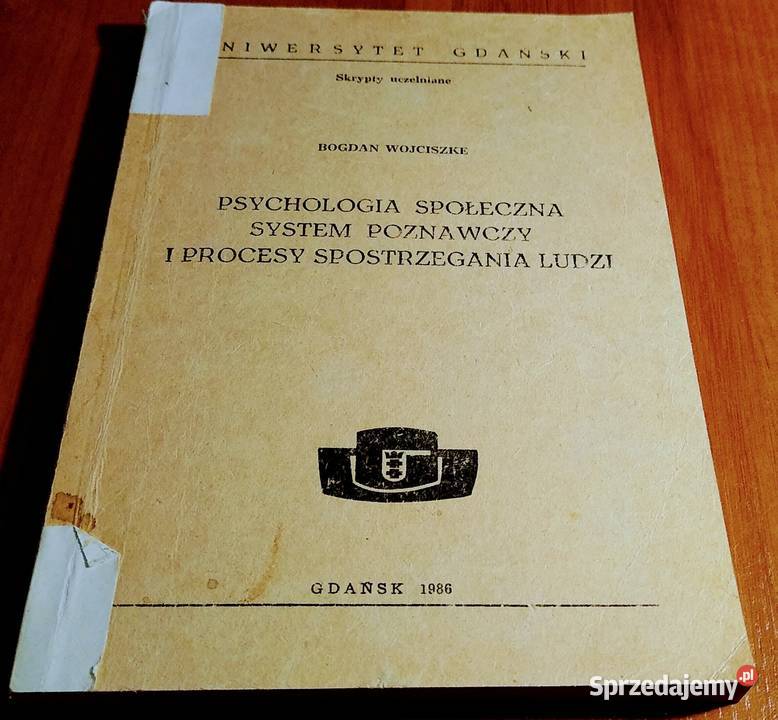 Psychologia społeczna system poznawczy i procesy pomorskie Gdańsk